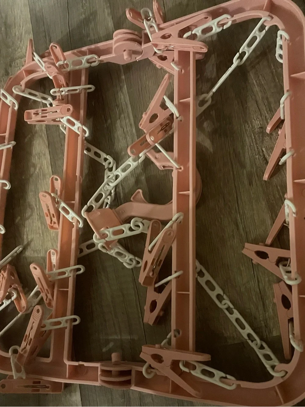 Sentro Pink and White Round Loom Knitting Frame